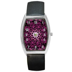 Cool Fractal Barrel Style Metal Watch by Simbadda