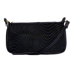 Distorted Net Pattern Shoulder Clutch Bags by Simbadda