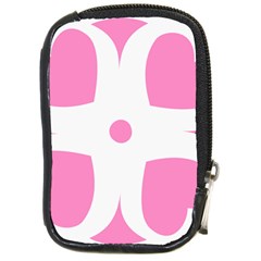 Love Heart Valentine Pink White Sweet Compact Camera Cases by Alisyart
