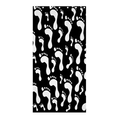 Population Soles Feet Foot Black White Shower Curtain 36  X 72  (stall)  by Alisyart