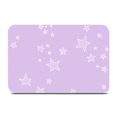 Star Lavender Purple Space Plate Mats