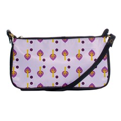 Tree Circle Purple Yellow Shoulder Clutch Bags by Alisyart