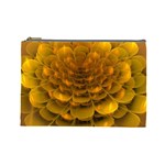 Yellow Flower Cosmetic Bag (Large) 