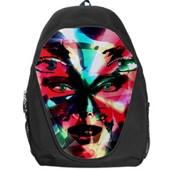 Abstract Girl Backpack Bag by Valentinaart