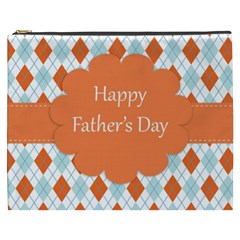 Happy Father Day  Cosmetic Bag (xxxl)  by Simbadda