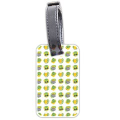 St Patrick S Day Background Symbols Luggage Tags (two Sides) by Simbadda