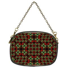 Asian Ornate Patchwork Pattern Chain Purses (two Sides)  by dflcprints