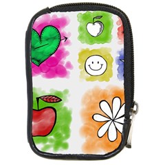 A Set Of Watercolour Icons Compact Camera Cases by Amaryn4rt