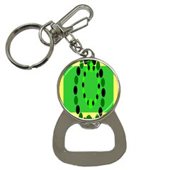 Circular Dot Selections Green Yellow Black Button Necklaces