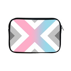 Flag X Blue Pink Grey White Chevron Apple Ipad Mini Zipper Cases by Alisyart