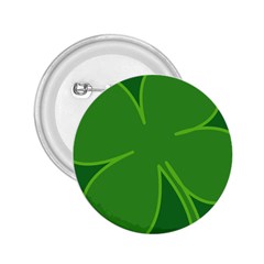 Leaf Clover Green 2 25  Buttons