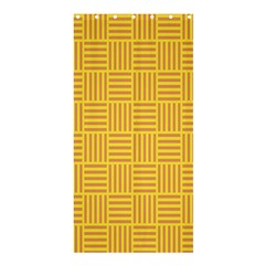 Plaid Line Orange Yellow Shower Curtain 36  X 72  (stall)  by Alisyart