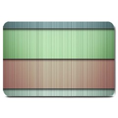Modern Texture Blue Green Red Grey Chevron Wave Line Large Doormat 