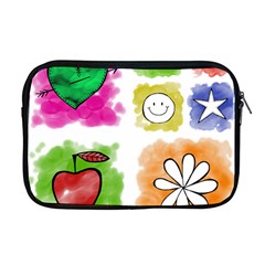 A Set Of Watercolour Icons Apple Macbook Pro 17  Zipper Case by Amaryn4rt
