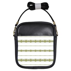 Ethnic Floral Stripes Girls Sling Bags by dflcprints