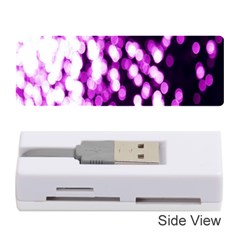 Bokeh Background In Purple Color Memory Card Reader (stick)  by Amaryn4rt