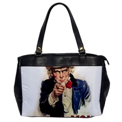 Uncle Sam Office Handbags by Valentinaart