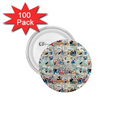 Old Comic Strip 1 75  Buttons (100 Pack)  by Valentinaart