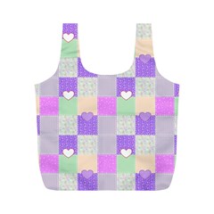 Patchwork Full Print Recycle Bags (m)  by Valentinaart