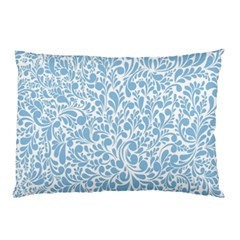 Blue Pattern Pillow Case by Valentinaart