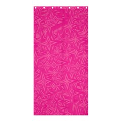 Geometric Pattern Wallpaper Pink Shower Curtain 36  X 72  (stall)  by Amaryn4rt