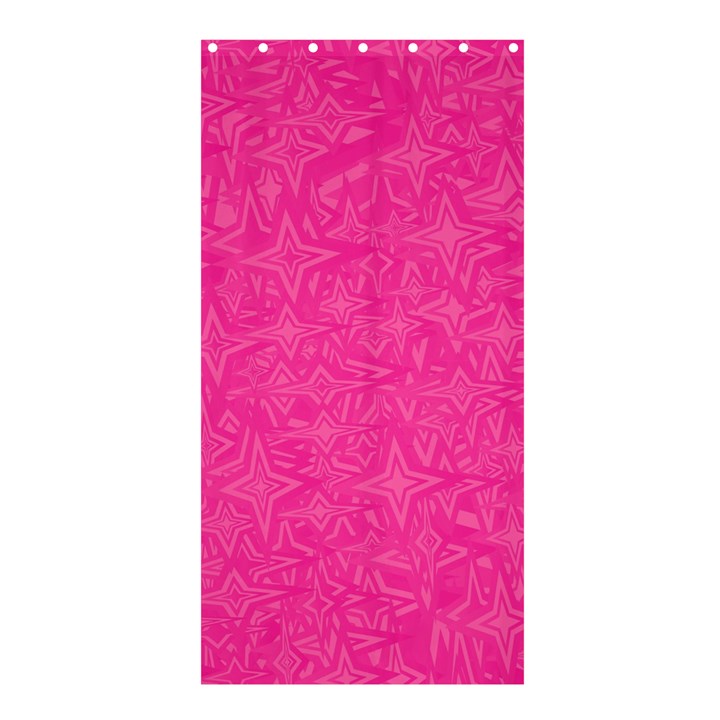 Geometric Pattern Wallpaper Pink Shower Curtain 36  x 72  (Stall) 