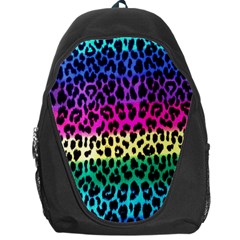 Cheetah Neon Rainbow Animal Backpack Bag by Alisyart