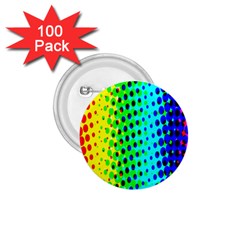 Comic Strip Dots Circle Rainbow 1 75  Buttons (100 Pack)  by Alisyart