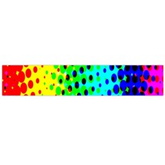 Comic Strip Dots Circle Rainbow Flano Scarf (large) by Alisyart
