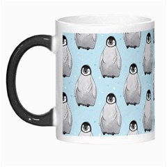 Penguin Animals Ice Snow Blue Cool Morph Mugs by Alisyart