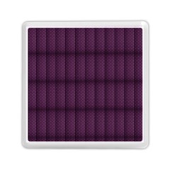 Plaid Purple Memory Card Reader (square) 