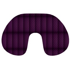 Plaid Purple Travel Neck Pillows by Alisyart
