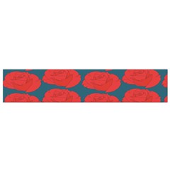 Rose Repeat Red Blue Beauty Sweet Flano Scarf (small) by Alisyart