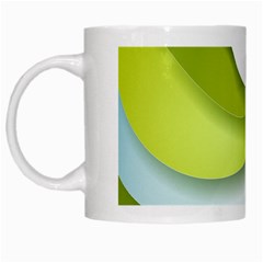 Tree Wood  White Green White Mugs by Alisyart