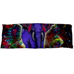 Abstract Elephant With Butterfly Ears Colorful Galaxy Body Pillow Case (dakimakura) by EDDArt