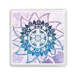 Mandalas Symmetry Meditation Round Memory Card Reader (Square) 