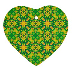 Pattern Heart Ornament (two Sides) by Valentinaart
