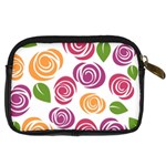Colorful Seamless Floral Flowers Pattern Wallpaper Background Digital Camera Cases Back
