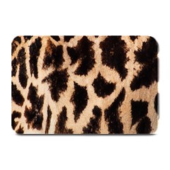 Yellow And Brown Spots On Giraffe Skin Texture Plate Mats by Amaryn4rt