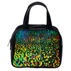 Construction Paper Iridescent Classic Handbags (one Side) by Amaryn4rt