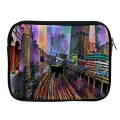 Downtown Chicago Apple Ipad 2/3/4 Zipper Cases by Amaryn4rt
