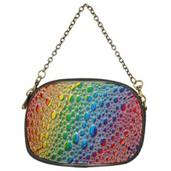 Bubbles Rainbow Colourful Colors Chain Purses (two Sides)  by Amaryn4rt