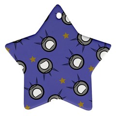Rockets In The Blue Sky Surrounded Ornament (star) by Simbadda