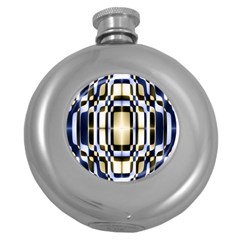 Colorful Seamless Pattern Vibrant Pattern Round Hip Flask (5 Oz)