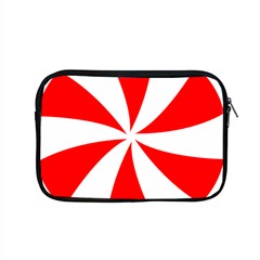 Candy Red White Peppermint Pinwheel Red White Apple Macbook Pro 15  Zipper Case by Alisyart