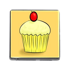 Cake Bread Pie Cerry Memory Card Reader (square) by Alisyart