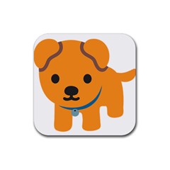 Dog Rubber Coaster (square) 