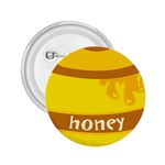 Honet Bee Sweet Yellow 2.25  Buttons Front