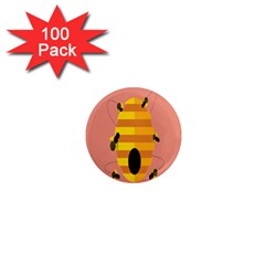 Honeycomb Wasp 1  Mini Magnets (100 Pack)  by Alisyart