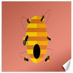 Honeycomb Wasp Canvas 12  X 12  